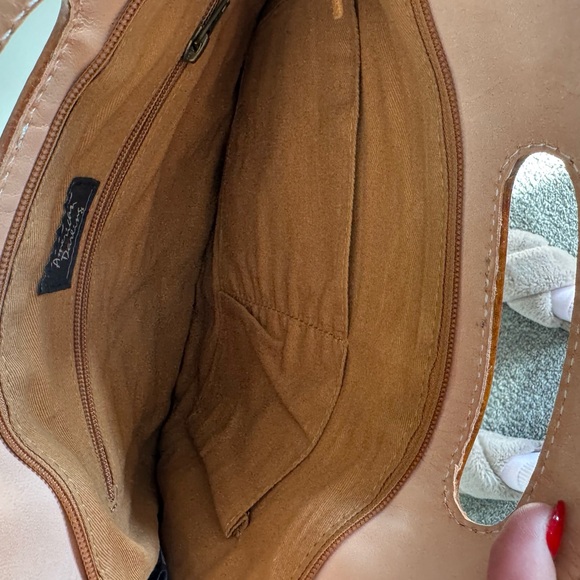 American Darling Brown and Turquoise Fringe Shoulder Bag - Picture 8 of 8